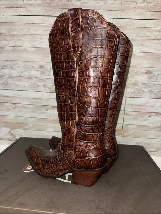 Ariat Shoes - Ariat Luxe Espresso Croc Casanova Boots - Size 6 - New